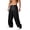 Black, variant on Men's Baggy Sweatpants Cotton Wide Leg Lounge Sweat Pants Drawstring Waist Jogging Pants with Pockets Big and Tall Size S-3XL Coffee