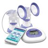 Lansinoh Smartpump Double Electric Breast Pump, Connects to Lansinoh Baby App via Bluetooth, Bonus Live CLC Help, Breast Pump Bra Compatible and Adjustable Suction & Pumping Levels for Mom's Comfort
