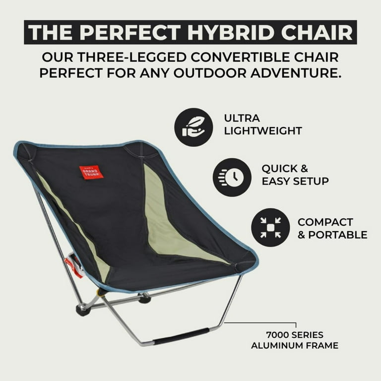 Grand Trunk Mayfly Low Profile Ground Chair ‚Äì Portable Reclining