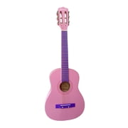 Ready Ace 30" Toy Student Beginner Guitar, Pink - Ages 7 Years and up. Dreadnought Shape