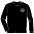 thumbnail image 2 of Pompiers Prière Noir à Manches Longues Graphique Tee-Shirt-Moyen, 2 of 2