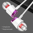thumbnail image 2 of In-Ear Wired Headphones with Microphone - 3.5mm Jack for iOS/Android - Stereo Sound & Bass, 2 of 6