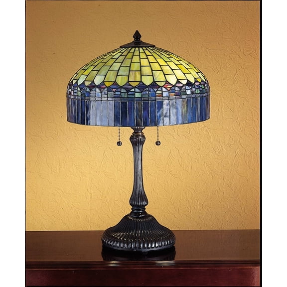 2 Light Tiffany Candice Table Lamp
