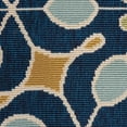thumbnail image 4 of Nourison Caribbean 63x89" Rectangle Contemporary Fabric Area Rug in Navy/Beige, 4 of 10
