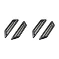thumbnail image 3 of Riwesomey 1 par de rejillas de ventilación de ABS para coche, repuesto elegante Universal antioxidante, actualización modificada, pieza Negro 2piezas, 3 of 6