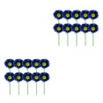 thumbnail image 4 of Flores artificiales Cateissary 10 piezas Gerbera plantas falsas jardín de Navidad DIY Type5 NO5, 4 of 6
