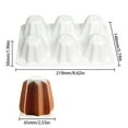 thumbnail image 5 of Necvior 6 Cavities Kitchen Silicone Molds Octagonal Shape Kitchen Chocolate Making Molds, 5 of 8