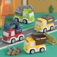 thumbnail image 3 of Godderr Kids Toddler Engineering Car Excavator for Baby Toddler Construction Toys Car Boys Girls Inertia Mini Toys Car, 3 of 5