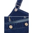 thumbnail image 4 of Womens 90s Fashion Adjustable Strap Denim Jean Overall Dress, 4 of 5