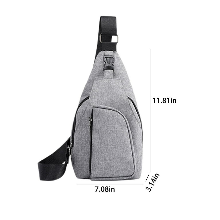 WIZUTIZ Crossbody Bag For Men, Messenger Bag Shoulder Bag With