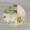 thumbnail image 2 of Reeves, Tom 15x15 White Modern Wood Framed Museum Art Print Titled - Protection Medallion II, 2 of 4