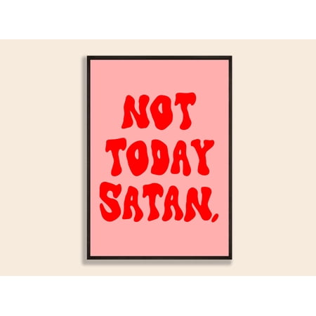 Onimhouse Poster Not Today Print Drag Race Quote Gift-Unframed