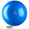 thumbnail image 2 of Black Mountain Products 2000lbs Static Strength Exercise Stability Ball with Pump, 85cm Blue, 2 of 8