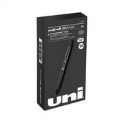 207 Plus+ Gel Pen, Retractable, Medium 0.7 mm, Black Ink, Black Barrel, Dozen | Bundle of 2 Dozen