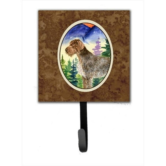 German Wirehaired Pointer Leash Holder Or Key Hook