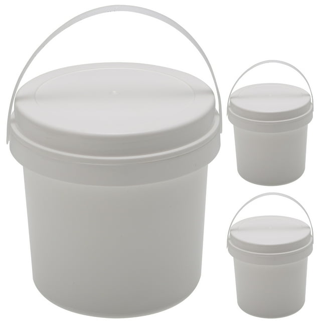 3 organizadores de juguetes, cubos para dulces, contenedores para alimentos y snacks, cubo de almacenamiento para artículos de mesa (1 L)