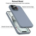thumbnail image 2 of Ebizware for iPhone 15 Case, Liquid Silicone Phone Case Cover for Apple iphone 15, Anti-Scratch Soft Microfiber Lining Shockproof Protective Slim Phone Cover 6.1" (Gray), 2 of 8