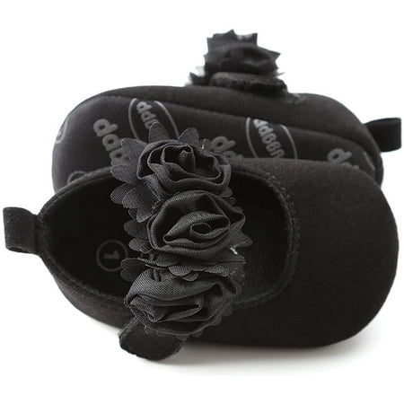 

Infant Baby Girl Shoes Baby Mary Jane Flats Princess Wedding Dress Shoes Crib Shoe for Newborns Infants Babies