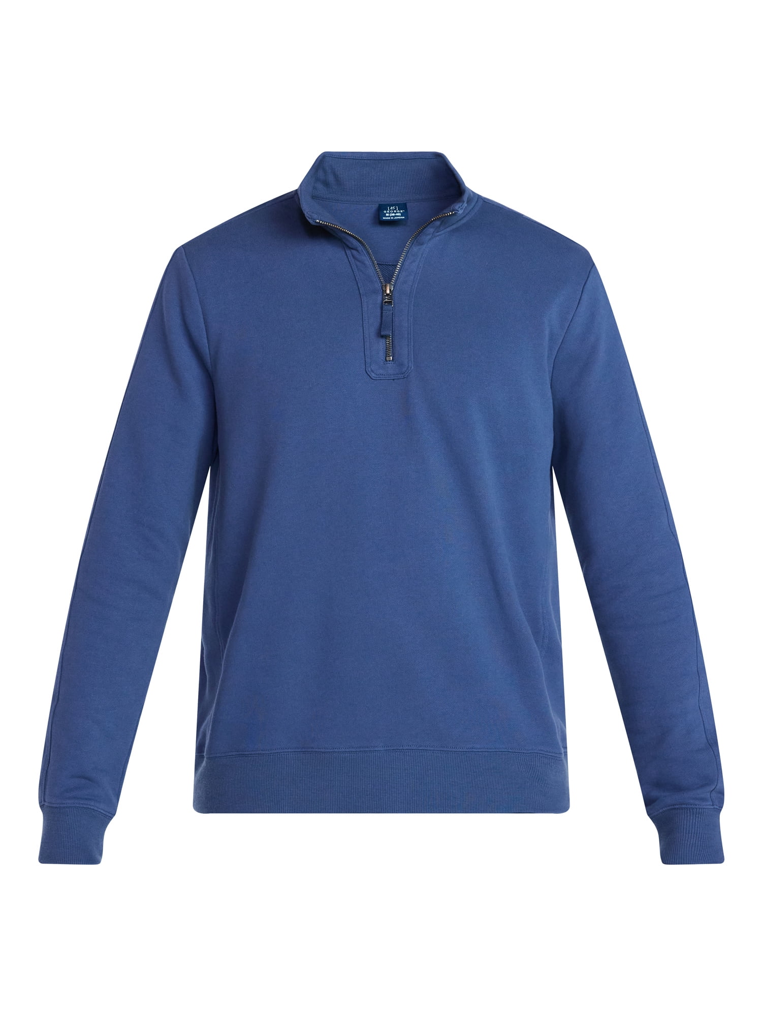 George Men's Washed Terry Quarter Zip Sweater, Sizes S-3XL