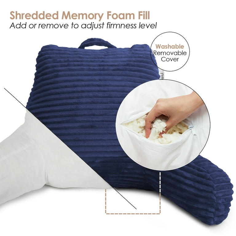 Navy backrest pillow sales