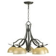 thumbnail image 2 of 6496-5-86-Quorum Lighting-Atwood - 5 Light Chandelier in Transitional style - 26 inches wide by 24.5 inches high-Oiled Bronze Finish-Amber Glass Color, 2 of 2