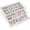 Gray / 3 Pack, variant on ProCase Earring Holder Organizer Box Valentine's Day Gifts, Clear Acrylic Jewelry Box for Women, Stackable Large Jewelry Storage Case with Adjustable Velvet Trays on Dresser Vanity -White, 3 Layers