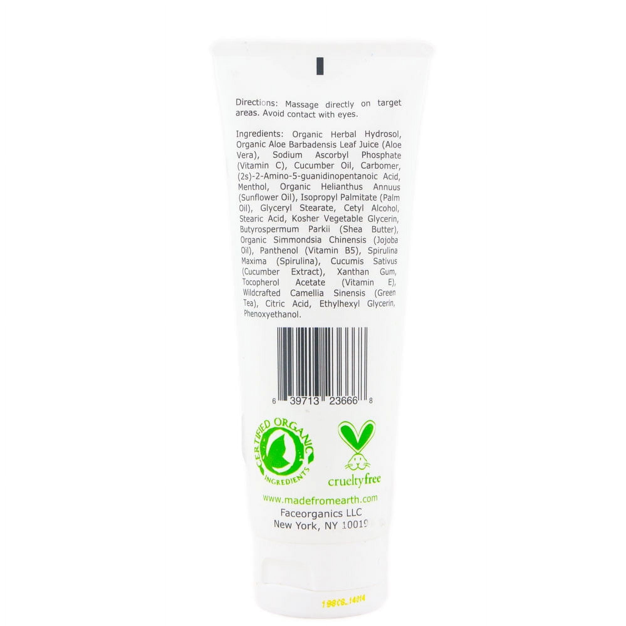 Cucumber Cooling Gel - Organic Cucumber, Vitamin C & Aloe Vera