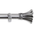 thumbnail image 2 of Central Design 100-02-485-D Flora 1 in. Double Curtain Rod, 48-84 in. - Satin Nickel, 2 of 2