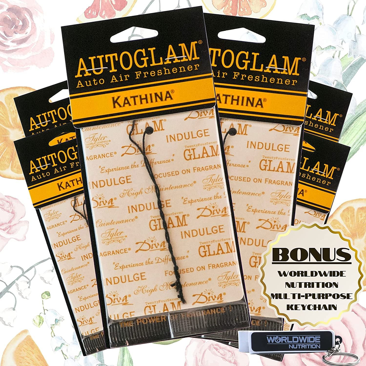 Tyler Candle Company AutoGlam Car Air Fresheners Kathina Scent Car