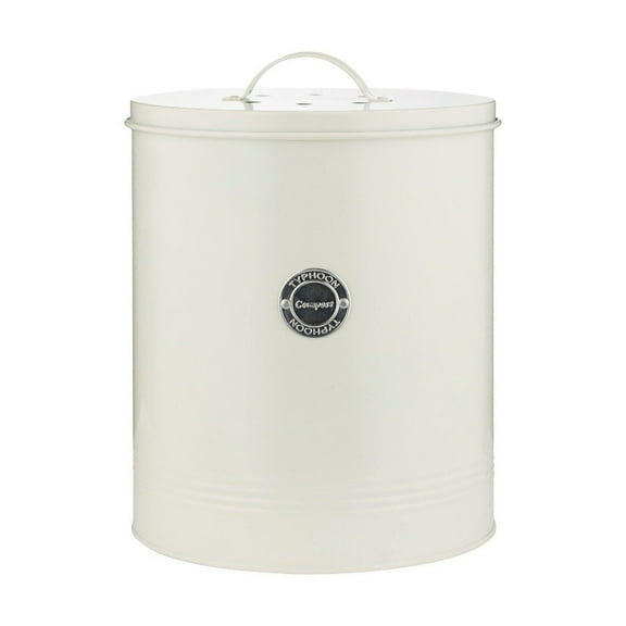 Typhoon Living Collection Large Compost Caddy | Cream