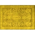 thumbnail image 1 of Ahgly Company Indoor Rectangle Persian Yellow Traditional Area Rugs, 4' x 6', 1 of 4