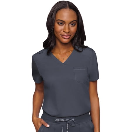 Med Couture Touch Scrubs Top For Women V-Neck Tuck In MC7448