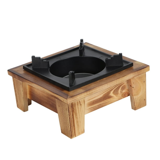 Estufa Portátil Resistente Al Fuego ANGGREK Hierro + Madera 14.5 x 14.5 x 8.5 cm