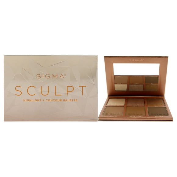 Sculpt Highlight Plus Contour Palette by SIGMA Beauty for Women - 0.98 oz Makeup