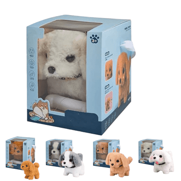 Milow Robot Puppy, Milow - My Realistic Robot Puppy, Robot Puppy That Acts Like A Real Puppy, Toy Dogs That Walk and Bark, Like A Real Puppy (White)