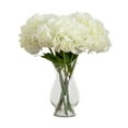 thumbnail image 2 of Nearly Natural Hydrangea Artificial Floral Arrangement - 20" - White, 2 of 7