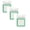 Green*3, variant on Goowood Transparent Sticky Notes Clear Sticky Notes Blue Glitter Memo Pads Translucent Bible Study Supplies See Through Notes 3pc