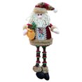 thumbnail image 2 of Muñeco de peluche de Papá Noel muñeco de nieve ciervo muñeco Likrtyny de Navidad regalo de decoración para niños y amigos adornos de oficina para dormitorio, 2 of 8