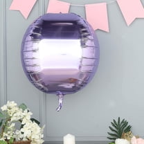 Efavormart 2 Pack 18" Lavender Aluminum Foil Round Sphere Balloon Wholesale 4D Mylar Balloons