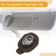 thumbnail image 3 of Clip para gafas de sol en el coche Unique Bargains Soporte universal para parasol de gafas de sol para coche de ante y metal marrón 8x5.5cm 1 Pcs, 3 of 7