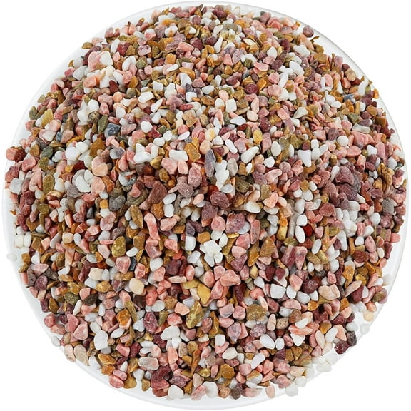 2LBS Bonsai Cactus Soil Potting Mix Succulent Rocks Pebbles for Plants Aquarium Pebbles for Fish Tank