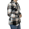 thumbnail image 3 of Victory Outfitters Women's Assorted Long Sleeve Brushed Flannel Shirt - Moss -S, 3 of 5