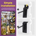 thumbnail image 3 of Swpeet 20Pcs 4 Inch Heavy Duty Slatwall Hooks Assortment Kit, Slatwall Accessories Slatwall Panel H, 3 of 7