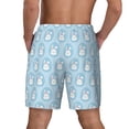 thumbnail image 4 of Haiem Cartoon Rabbit Mens Swim Trunks with Compression Liner 2 in 1 Swimming Shorts Stretch Swimwear Quick Dry,Board Shorts-3X-Large, 4 of 9