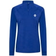 thumbnail image 2 of Women's Levelwear Blue Toronto Maple Leafs Amethyst Insignia Core Quarter-Zip Jacket, 2 of 3