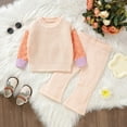 thumbnail image 2 of Zshosam Baby Clothes Unisex Winter Newborn Clothes For Girls Baby Tops Pants Infant Girl Fall Winter Outfits Set,Pink 18-24 Months, 2 of 9