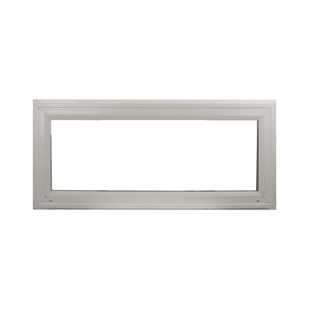 Double Pane Windows 30" x 12" White Vinyl Transom Window, Argon Filled, Low-E Glass, Florida Approved