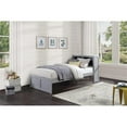 thumbnail image 2 of Lexicon Orion 88.5" Transitional Wood Twin Bookcase Bed in Gray, 2 of 4