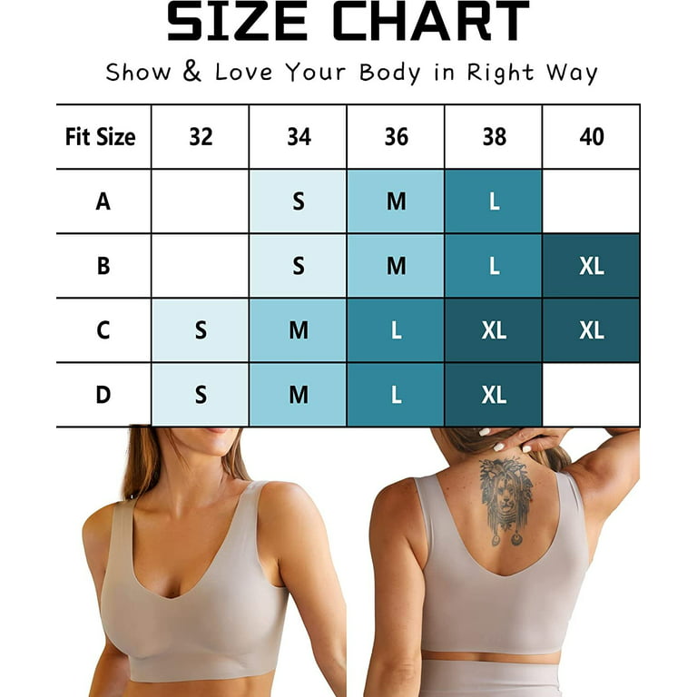 FINETOO Wireless Bras for Women Comfort Full Coverage T-Shirt Bra Lightly  Lined Push Up Bra Sexy V-Neck Bralettes for Ladies : : Clothing