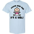 thumbnail image 3 of Inktastic Proud New Dad (girl) T-Shirt, 3 of 5